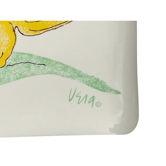 Set Of 6 Vera Neumann Floral Vinyl Placemats 17"x11.5" - Picture 5 of 7